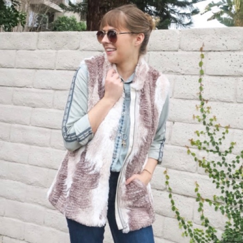 CAbi Aspen Fur Vest